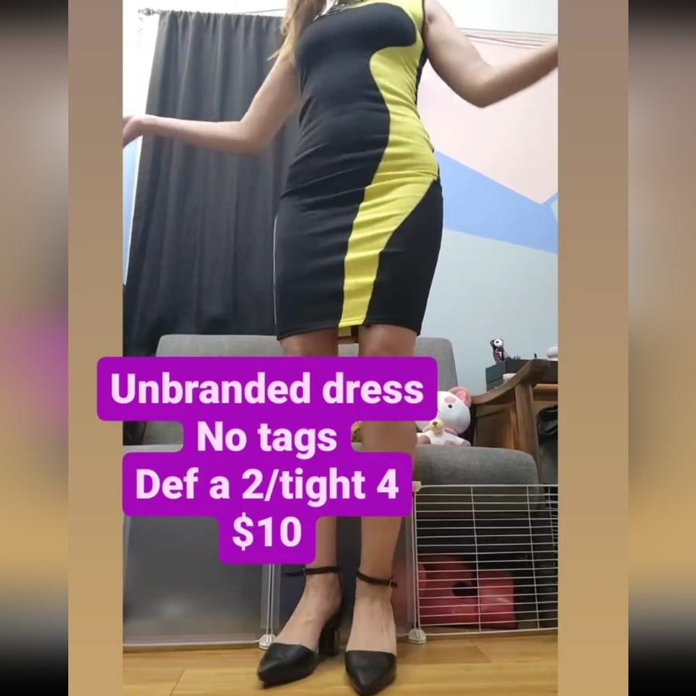 Unbranded Bodycon Geometric/Abstract Pattern Dress - Picture 2 of 5